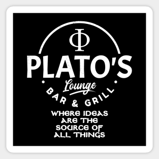 Plato's Lounge Sticker